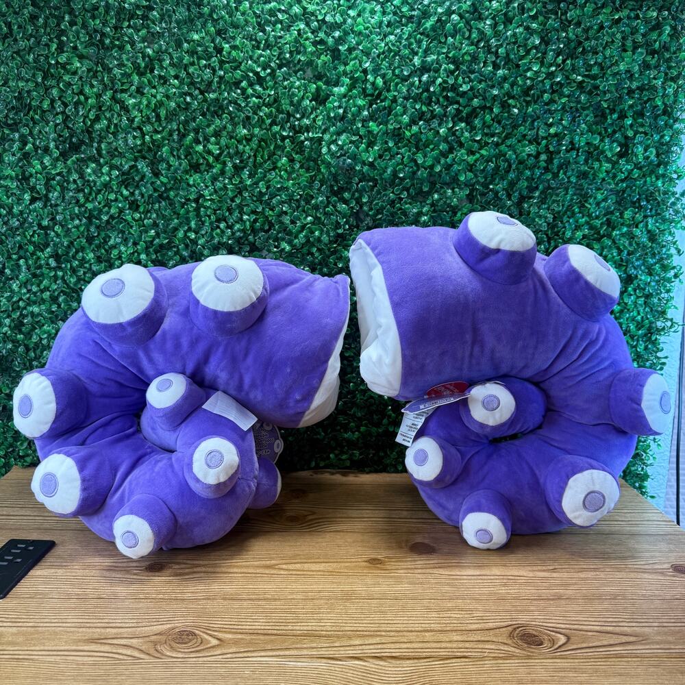 Bundle Of 2 NWT 17” Wearable Purple Octopus Tentacle Arm Plush Halloween Cosplay